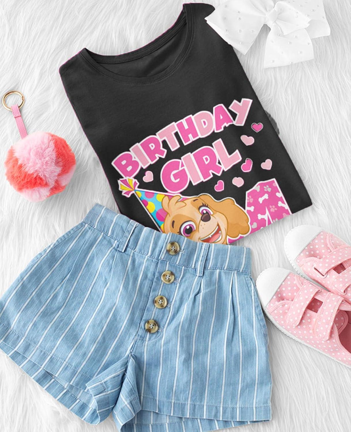 imageSkye Paw Patrol 4th Birthday Girl Shirt for 4 Year Old Girls  PupThemed Party Toddler TShirtSkye 4th  Black