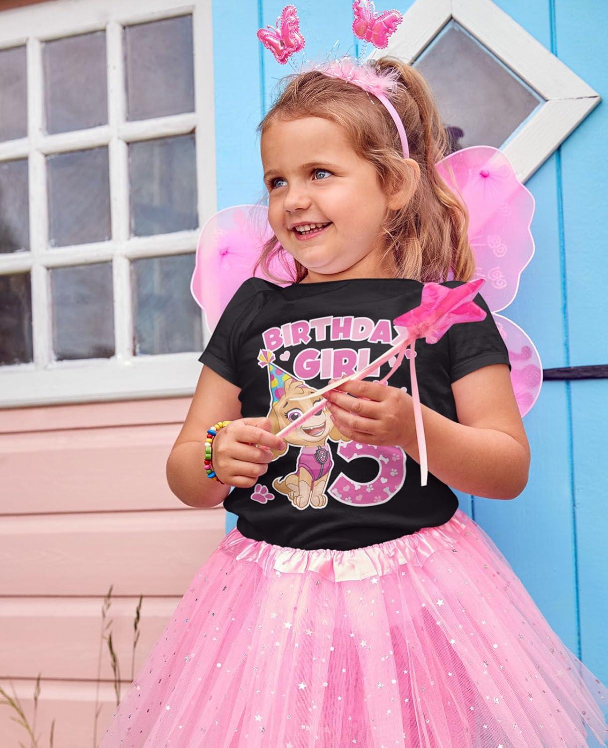 imageSkye Paw Patrol 4th Birthday Girl Shirt for 4 Year Old Girls  PupThemed Party Toddler TShirtSkye 5th  Black