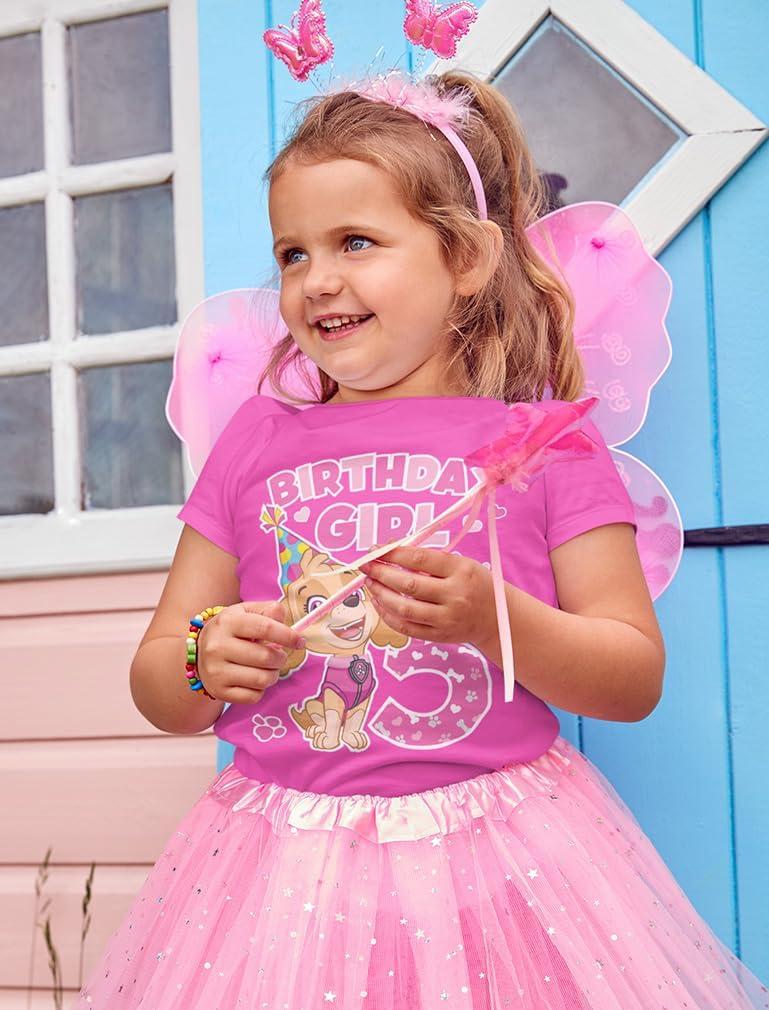 imageSkye Paw Patrol 4th Birthday Girl Shirt for 4 Year Old Girls  PupThemed Party Toddler TShirtSkye 5th  Pink