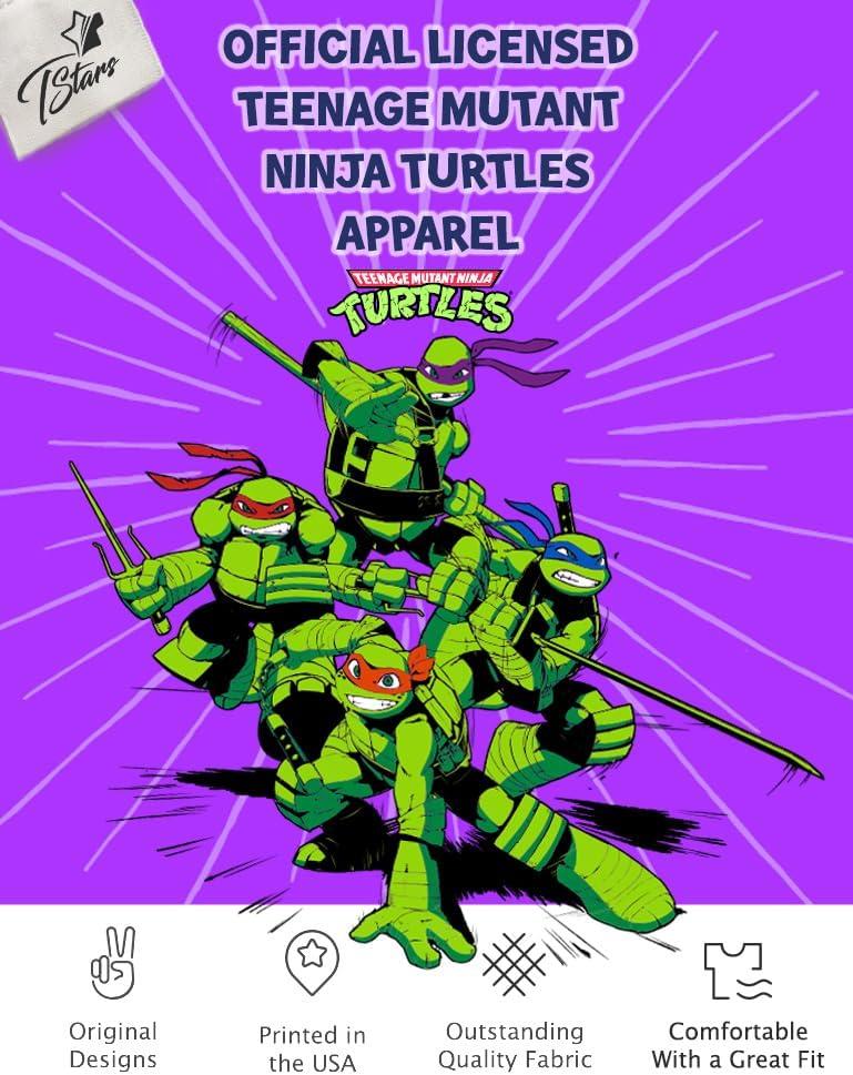 imageTMNT Party Tee for Boys  Cowabunga Ninja Turtles Pizza Shirt Gift for 4th 5th 6th Birthday Toddler KidsDude 6th  Black