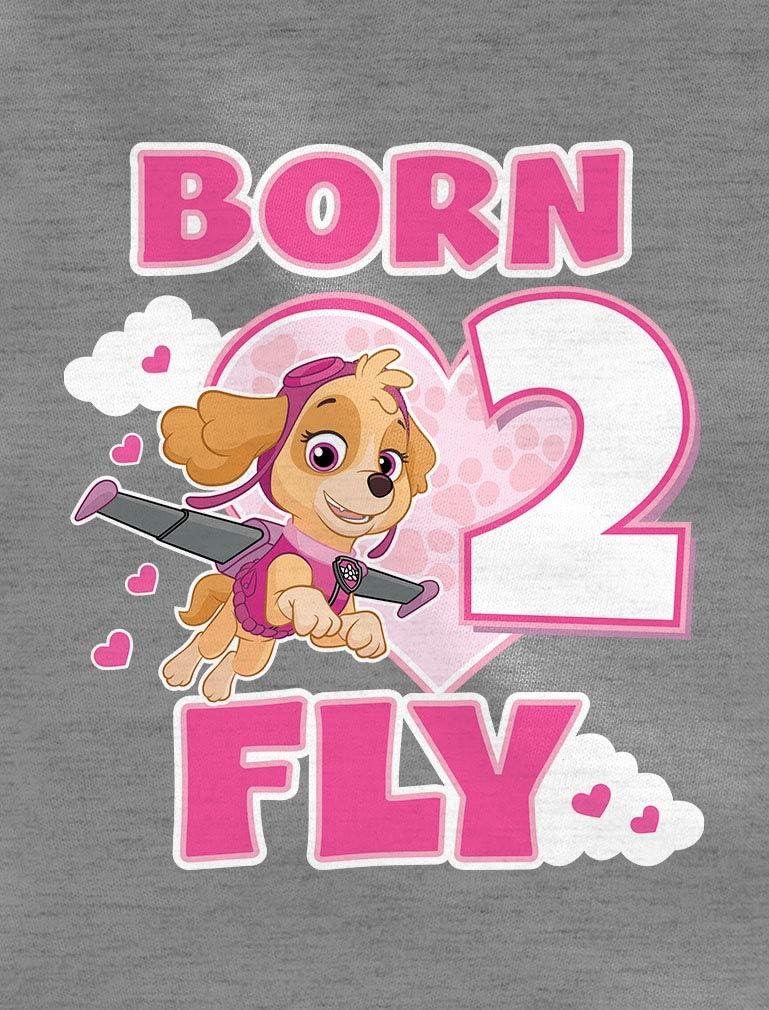 imageTstars Time Flies Skye 3rd Birthday Gift Toddler Kids TShirt Paw Patrol Birthday Girl Shirt2nd  Black