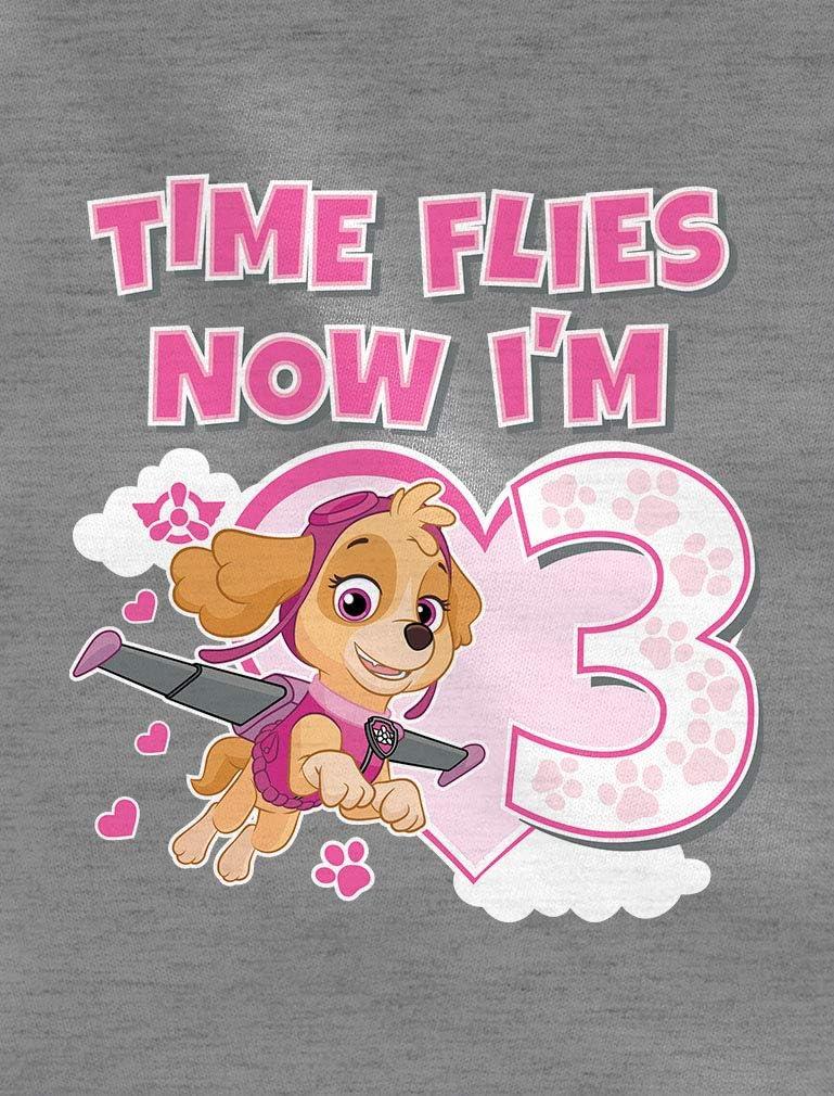 imageTstars Time Flies Skye 3rd Birthday Gift Toddler Kids TShirt Paw Patrol Birthday Girl ShirtTimesky  Navy