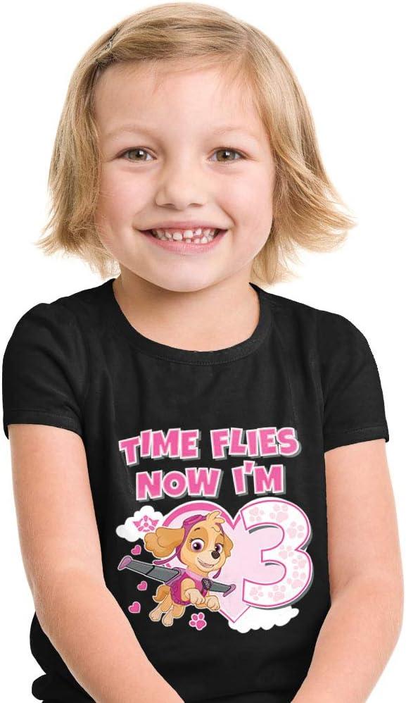imageTstars Time Flies Skye 3rd Birthday Gift Toddler Kids TShirt Paw Patrol Birthday Girl ShirtTimesky  Navy