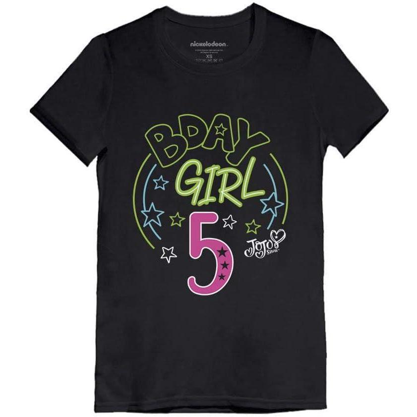imageBirthday Girl JoJo Siwa Shirts Gift for 5 Year Old Girl 5th Birthday Party Shirt Bday Girl 5Bday Girl 5 Black