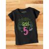 imageBirthday Girl JoJo Siwa Shirts Gift for 5 Year Old Girl 5th Birthday Party Shirt Bday Girl 5Bday Girl 5 Black