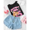 imageSkye Paw Patrol 4th Birthday Girl Shirt for 4 Year Old Girls  PupThemed Party Toddler TShirtSkye 5th  Black