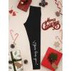 imageChristmas Leggings for Women Girls Festive Xmas Outfit Holiday Leggings Jesus Loves YouBlack
