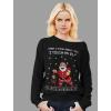 imageTstars I Touch My Elf Sweatshirt Women Teen Girls Ugly Christmas Sweater StyleGreen