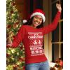 imageTstars Its Christmas Bitches Humping Reindeer Sweater Style Sweatshirt for WomenRed