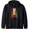 imageHalloween Pirate Shirt Buccaneer Costume Zip HoodieBlack