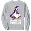imageHonkus Ponkus Goose Shirt Funny Halloween Costume Witch Hat SweatshirtHeather Grey