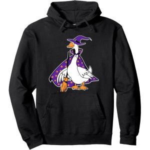 imageHonkus Ponkus Goose Shirt Funny Halloween Costume Witch Hat Pullover HoodieBlack
