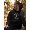 imageTstars Camping Hoodie Camper Gifts Campfire Outdoor Sweatshirt Funny Hoodies for WomenBlack