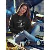 imageTstars Camping Hoodie Camper Gifts Campfire Outdoor Sweatshirt Funny Hoodies for WomenBlack