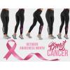 imageTstars Warrior Breast Cancer Awareness Leggings Womens Workout Yoga Pants Pink Ribbon Legging Tights for WomenFighter Black