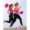 imageTstars Warrior Breast Cancer Awareness Leggings Womens Workout Yoga Pants Pink Ribbon Legging Tights for WomenHope Black