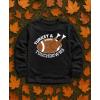 imageTstars Turkey ampamp Touchdowns Kids Shirt  Thanksgiving Long Sleeve Tee for Toddler Boys Girls ampamp Youth Holiday OutfitTouchdowns  Black