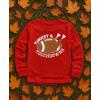 imageTstars Turkey ampamp Touchdowns Kids Shirt  Thanksgiving Long Sleeve Tee for Toddler Boys Girls ampamp Youth Holiday OutfitTouchdowns  Red