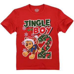 imageChase Paw Patrol 2nd Birthday Shirt for Boys  Toddler Party TShirt Gift for 2 Year OldXmas 2nd  Red
