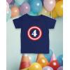 imageTstars Captain 4th Birthday Shirt  Fun Number 4 Tee Gift for FourYearOld Kids Toddler Boys and GirlsNavy
