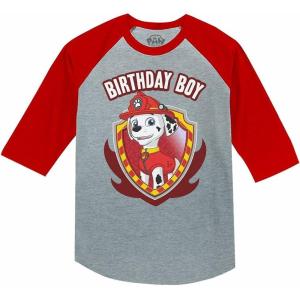 imageMarshall 4th Birthday Baseball Shirt for Toddler Boys  34 Sleeve Paw Patrol Party Jersey  Gift for 4 Year OldMarshall  Red