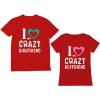 imageTstars Girlfriend ampamp Boyfriend Valentines Day Gift Funny Matching Couples TShirtsWoman Red  Man Red