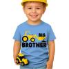 imageTstars Big Brother Construction Shirt for Toddler Boys  Pregnancy Announcement Gift  Sibling Reveal TShirtBig Brother  California Blue