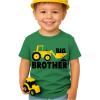 imageTstars Big Brother Construction Shirt for Toddler Boys  Pregnancy Announcement Gift  Sibling Reveal TShirtBig Brother  Green