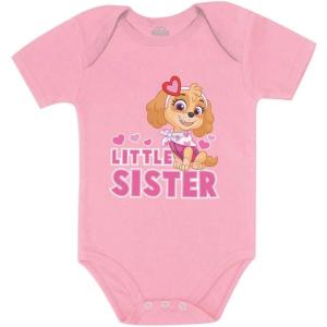 imagePaw Patrol Skye Little Sister Bodysuit  Newborn Baby Girl Outfit  Infant Sibling Gift or Coming Home LookSister Pink