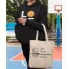 imageTstars Canvas Tote Bag for Women Basketball Lovers Reusable Bag for Shopping Tote BagBasketball Repeat