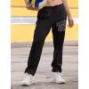 imageTstars Unisex Joggers for Men and Women Volleyball Sweatpants Fleece Pants for Fans and Players Workout Casual GiftBlack