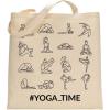 imageTstars Canvas Tote Bag for Women Basketball Lovers Reusable Bag for Shopping Tote BagYoga  Natural