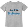 imageTstars Promoted to Big Brother Shirt Only Child Baby Announcement Sibling BoysGray