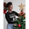 imageTstars Gangsta Wrapper Funny Ugly Christmas Sweater Women Girls Long Sleeve ShirtBlack