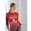 imageTstars Gangsta Wrapper Funny Ugly Christmas Sweater Women Girls Long Sleeve ShirtRed