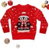 imageTstars Girls Ugly Christmas Sweater Holiday Penguin Santa Cute Toddler Sweater
