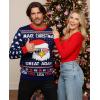 imageTstars Guess What Chicken Funny Ugly Christmas Sweater Adult Unisex Xmas Holiday Sweaters for Men WomenGreat Again  Multicolor