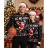 imageTstars Guess What Chicken Funny Ugly Christmas Sweater Adult Unisex Xmas Holiday Sweaters for Men WomenHoop  Multicolor