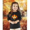 imageTstars Little Turkey Thanksgiving Holiday Shirt Cute Youth Kids Long Sleeve TShirtBlack