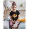 imageTstars Little Turkey Thanksgiving Holiday Shirt Cute Youth Kids TShirtBlack