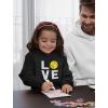 imageTstars Love Softball Hoodie for Kids and Girls  Gift for Players Fans and Teams  Pullover with Soft Ball PrintBlack