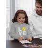 imageTstars Love Softball Hoodie for Kids and Girls  Gift for Players Fans and Teams  Pullover with Soft Ball PrintGray