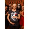 imageTstars Maternity Skeleton Xray Halloween Shirt with Baby Boy Print  Mom ampamp Dad Couples Pregnancy Matching TopsDad Black  Mom Black