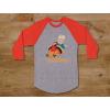 imageTstars Thanksgiving Turkey Funny Joe Biden 34 Women Sleeve Baseball Jersey ShirtBlackWhite