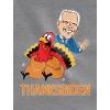 imageTstars Thanksgiving Turkey Funny Joe Biden 34 Women Sleeve Baseball Jersey ShirtBlueWhite