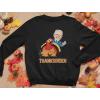 imageTstars Thanksgiving Turkey Funny Joe Biden Thanksbiden SweatshirtBlack