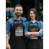 imageTstars Turkey Cooking Team Apron  Funny Thanksgiving Kitchen Apron with Pockets for Men ampamp Women Holiday ChefsTeam  Black