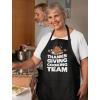 imageTstars Turkey Cooking Team Apron  Funny Thanksgiving Kitchen Apron with Pockets for Men ampamp Women Holiday ChefsTeam  Black