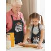 imageTstars Turkey Cooking Team Apron  Funny Thanksgiving Kitchen Apron with Pockets for Men ampamp Women Holiday ChefsTeam  Black