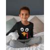imageTstars Turkey Face Shirt Cute Little Turkey Funny Thanksgiving Long Sleeve Kids TShirtBlack